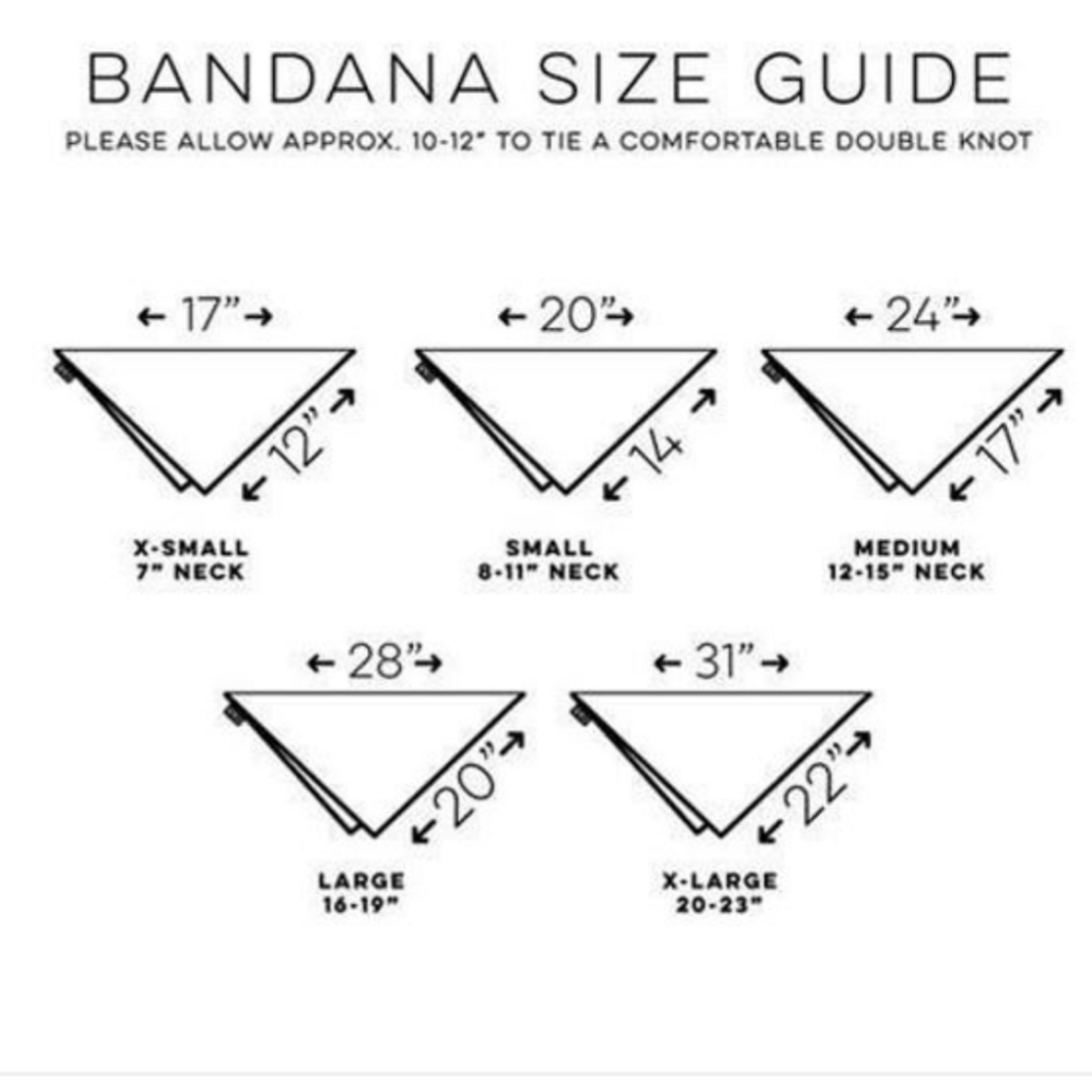 (Medium) Reversible Dog Bandana Birds&Butterflies - Picture 5 of 7